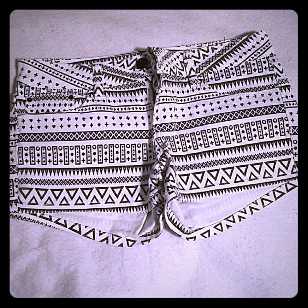 Tribal Print Shorts